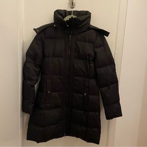 Kenneth Cole Reaction black puffer coat